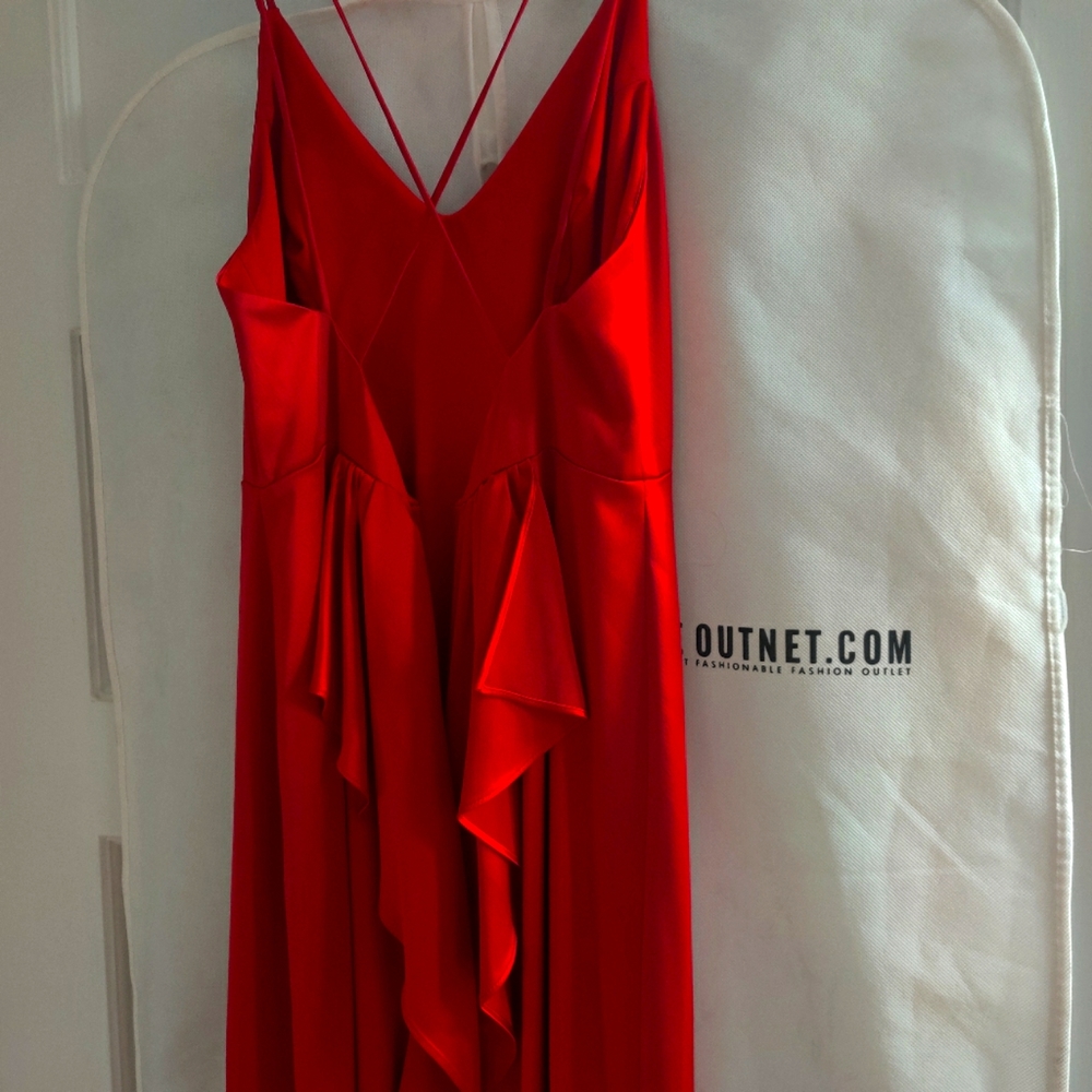ZAC Zac Posen Satin Noel Gown